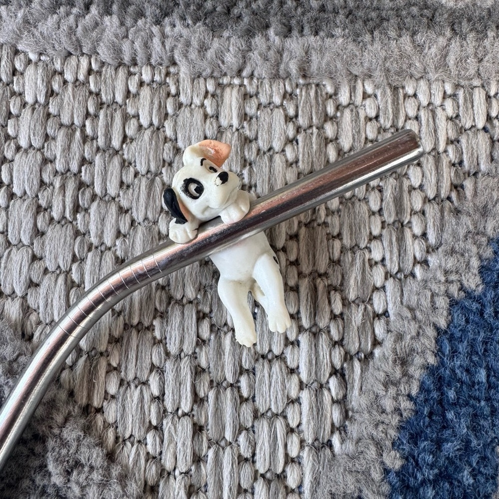 Vintage Disney Applause 101 Dalmatian Straw Topper Figurine